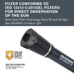 Celestron – EclipSmart Safe Solar Eclipse Telescope Filter – Meets ISO 12312-2:2015(E) Standards – Works with Existing 70mm AZ & EQ Telescopes – Observe Solar Eclipses and Sunspots – Safe, Snug Fit