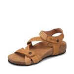 Taos Footwear Women’s Trulie Camel Sandal 6-6.5 (M) US