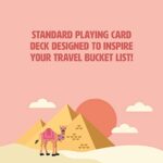 Ridley’s Games: Travel Destinations Playing Cards | Full Deck of Cards with 54 Unique Travel Destinations | Travel Fun Facts on All Cards for Travel Lovers | Storage Tin Included