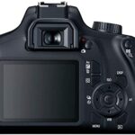Canon EOS 4000D / Rebel T100 DSLR Camera w/EF-S 18-55mm f/3.5-5.6 Lens 3 Lens Kit Bundled with 128GB Memory + Wide Angle Lens + Telephoto Lens + Flash + More (Renewed) Black
