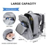 Large Travel Backpack Women, Carry On Backpack,Backpack Waterproof Outdoor Sports Rucksack Casual Daypack, Grey