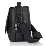 NAVISKAUTO Universal Business Messenger Bag Shoulder Bag for 10.1 inch Dual Portable DVD Player, Laptop and Tablet-Black (10.1 inch)