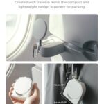 iOttie Treker Travel Essentials Magnetic Airplane Phone Holder with 360° Rotation Swivel Head and Magnetic Ring Adapter for Universal Compatibility with MagSafe, Qi2, iPhone, and Android Smartphones.