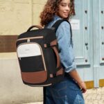 LOVEVOOK 40L Travel Backpack for Women, TSA Approved Carry On Backpack with 3 Packing Cubes, Personal Item Bag Fits 17″ Laptop, Water-resistant Travel Carry On Bag for Women