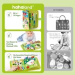 hahaland Busy Book for Toddlers 1-3 – Montessori Toys Busy Board for 1 Year Old Boy Gifts Girl Toys Educational Learning Quiet Activity Books Toddler Airplane Travel Toy 1-2 One Year Old Birthday Gift