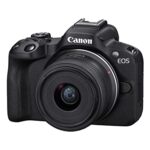 Canon EOS R50 Mirrorless Camera RF-S18-45mm F4.5-6.3 is STM Lens Kit, 24.2 Megapixel CMOS (APS-C) Sensor, 4K Video, Hybrid Camera, Photo and Video, Vlogging, Content Creator, RF Mount, Black