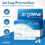 JetZone Jet Lag Remedy – Homeopathic Travel Aid – Trusted for Over 15 Years – Immune Health – Circadian Rhythm – Fatigue – Exhaustion – Tired – Can’t Sleep – Good for 48hrs Flying Time – 30 Chewables